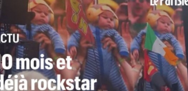 Finlay, le bébé de 10 mois star du festival britannique de Glastonbury