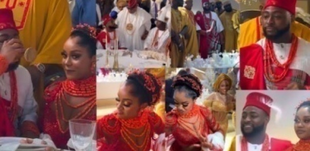 Nigéria: l’incroyable mariage de Davido et Chioma