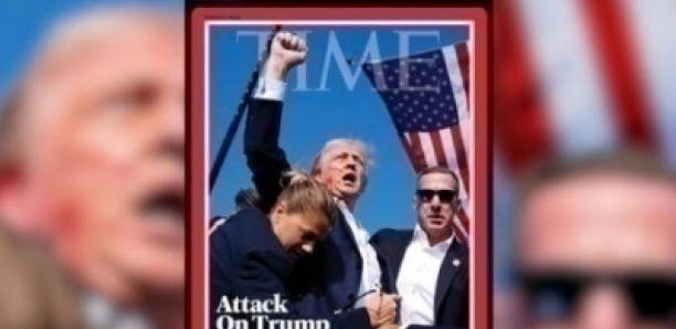 TENTATIVE D'ASSASSINAT CONTRE DONALD TRUMP : LA SAISISSANTE UNE DU MAGAZINE TIME