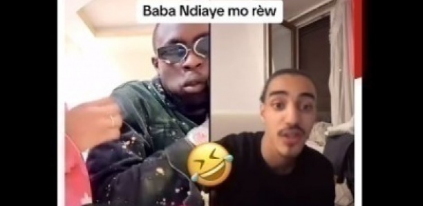 Dans un live TikTok de son épouse Fatel, Ngaaka Blindé prends place face à un marocain