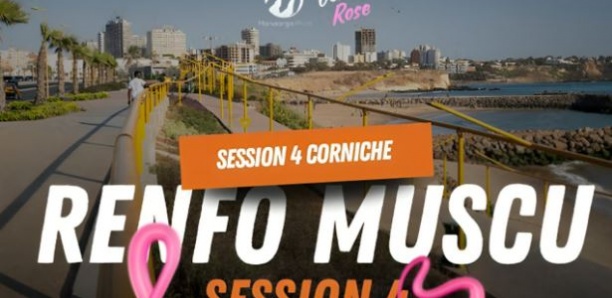 RENFORCEMENT MUSCULAIRE - Session 4 - Corniche de dakar- THEME OCTOBRE ROSE