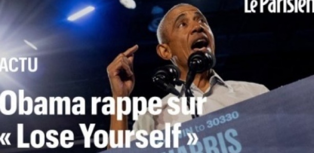 Obama rappe du Eminem lors d’un meeting pour Kamala Harris