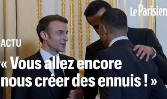 La Pique De Macron à Mbappé Devant L’émir Du Qatar Reçu à L'Élysée