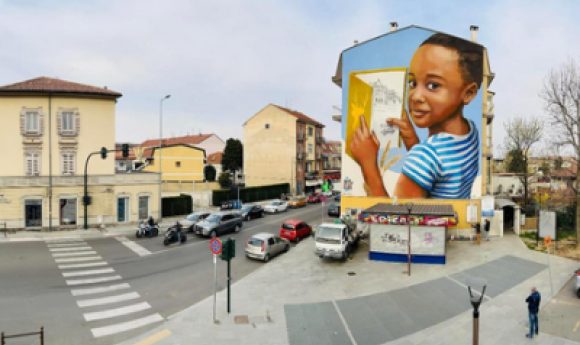 Italie : Polémique Autour De La Fresque D’une Jeune Sénégalaise