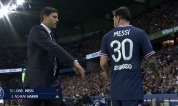 Ligue 1 Psg-lyon: Pochettino Révèle Ce Que Messi Lui A Dit Après Avoir été Remplacé