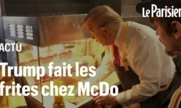 Donald Trump Joue Les Serveurs Chez Mcdo Pour Se Moquer De Kamala Harris